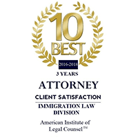Immigration Law Division top 10 award